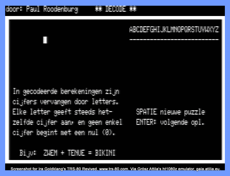 Screen shot